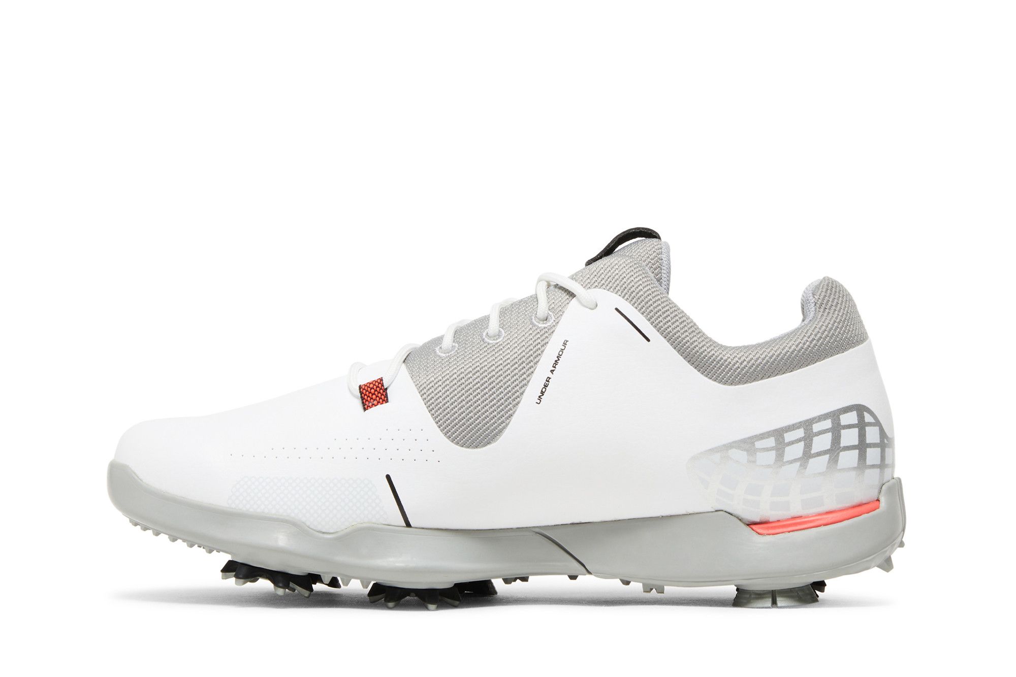 Lookbook （年級學童）Under Armour Spieth 4 高爾夫童鞋「白色金屬銀」3022768-100