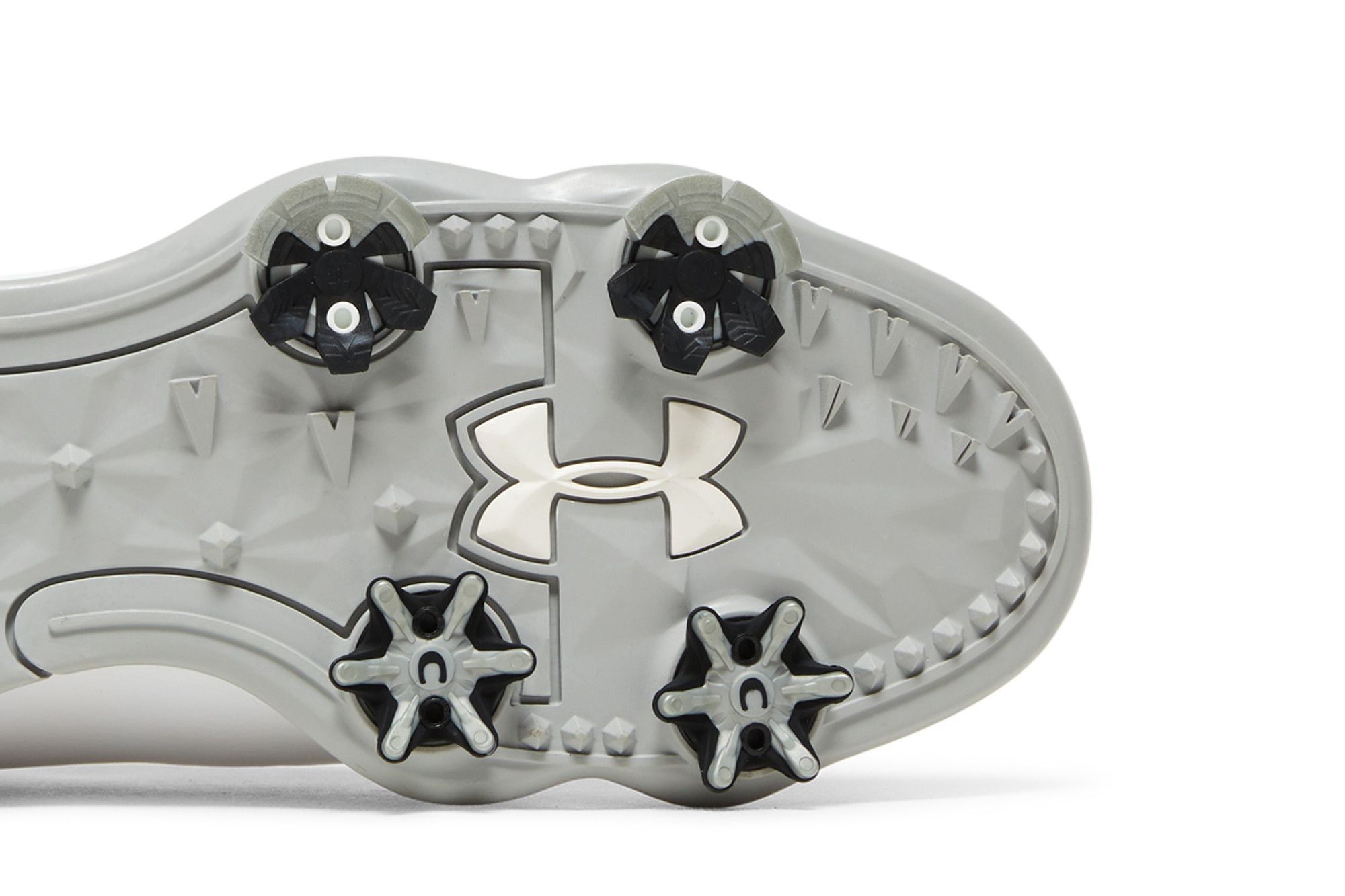 Purchase （年級學童）Under Armour Spieth 4 高爾夫童鞋「白色金屬銀」3022768-100