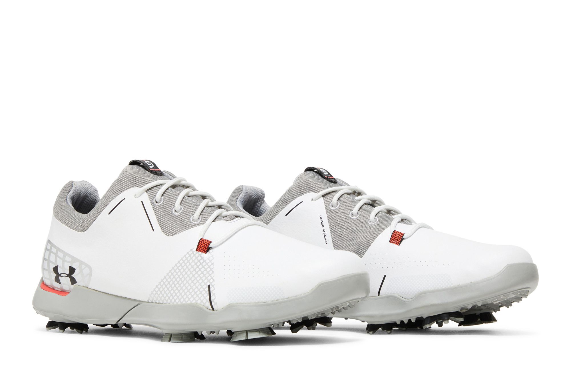Cheap （年級學童）Under Armour Spieth 4 高爾夫童鞋「白色金屬銀」3022768-100