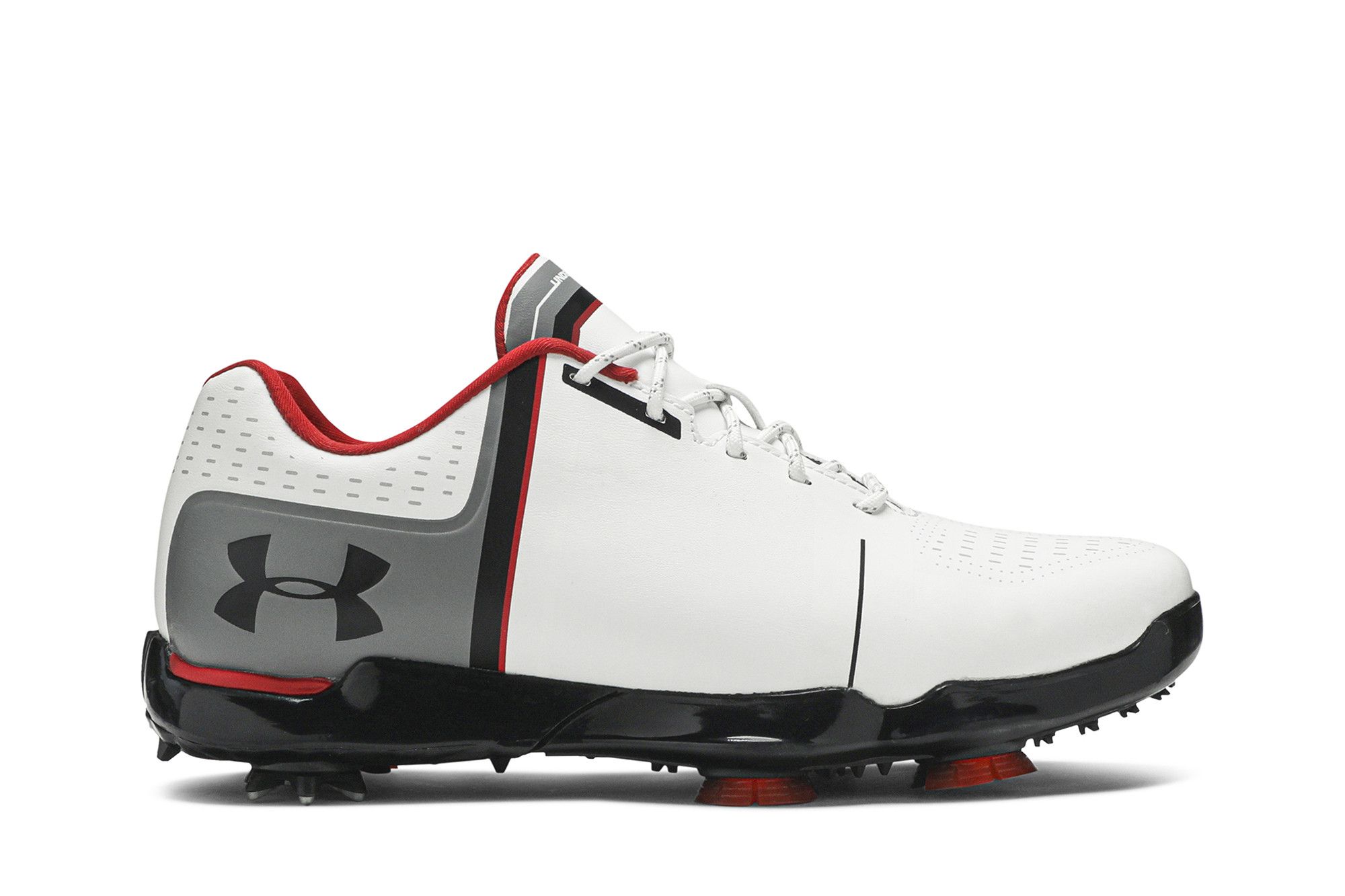 (Grade School) Under Armour Spieth One Jr. 'White Black Red' 1301154-108