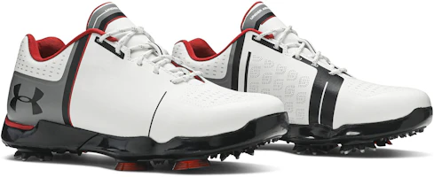 Cheap (Anak-Anak) Under Armour Spieth One Jr. 'Putih Hitam Merah' 1301154-108