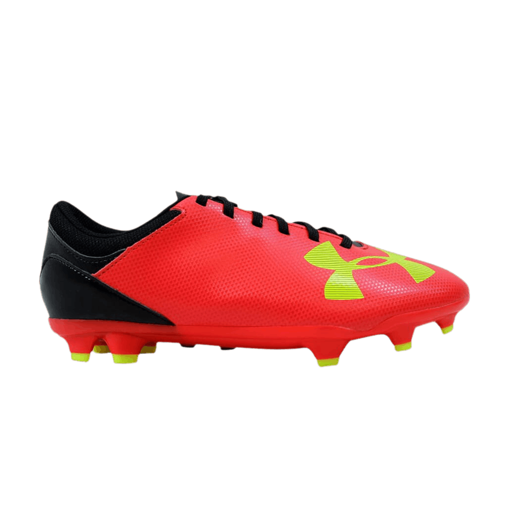 (Grade School) Under Armour Spotlight DL FG Jr 'True Rouge Heavy Yellow' 1272308-669