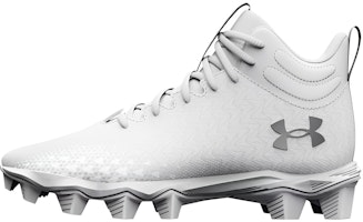 (Grade School) Under Armour Spotlight Franchise 3.0 RM 'White Metallic Silver' 3026344-100 (Grade School) Under Armour Spotlight Franchise 3.0 RM 'White Metallic Silver' 3026344-100