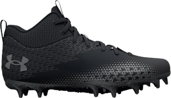 (Grade School) Under Armour Spotlight Select 3 MC 'Black Metallic Silver' 3026979-001 (Grade School) Under Armour Spotlight Select 3 MC 'Black Metallic Silver' 3026979-001