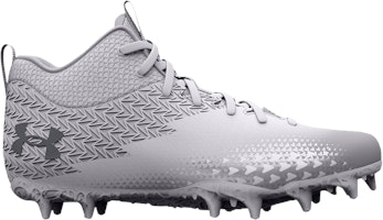(Grade School) Under Armour Spotlight Select 3 MC 'White Metallic Silver' 3026979-102 (Grade School) Under Armour Spotlight Select 3 MC 'White Metallic Silver' 3026979-102