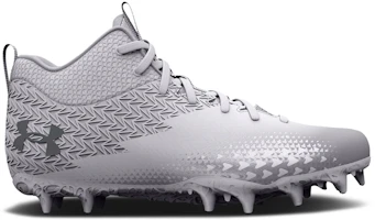 (Grade School) Under Armour Spotlight Select 3 MC 'White Metallic Silver' 3026979-102 (Grade School) Under Armour Spotlight Select 3 MC 'White Metallic Silver' 3026979-102