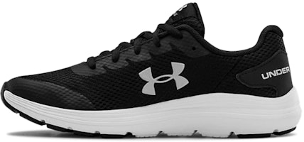 (Grade School) Under Armour Surge 2 AC 'Black White' 3022870-001 (Grade School) Under Armour Surge 2 AC 'Black White' 3022870-001