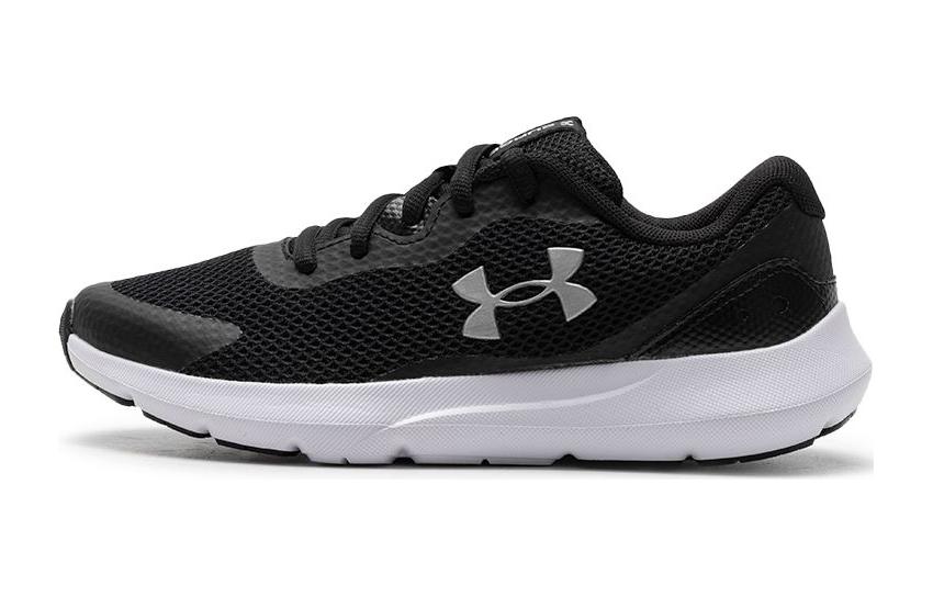 (Grade School) Under Armour Surge 3 'Black White' 3025013-003