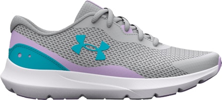 (Grade School) Under Armour Surge 3 'Grey Blue Purple' 3025013-104 (Grade School) Under Armour Surge 3 'Grey Blue Purple' 3025013-104