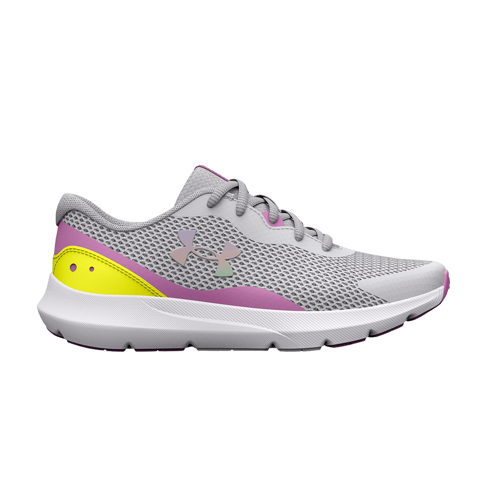 (Grade School) Under Armour Surge 3 'Halo Grey Jellyfish' 3025013-102