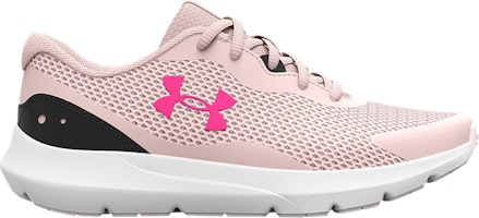 (Grade School) Under Armour Surge 3 'Pink Note White' 3025013-601 (Grade School) Under Armour Surge 3 'Pink Note White' 3025013-601