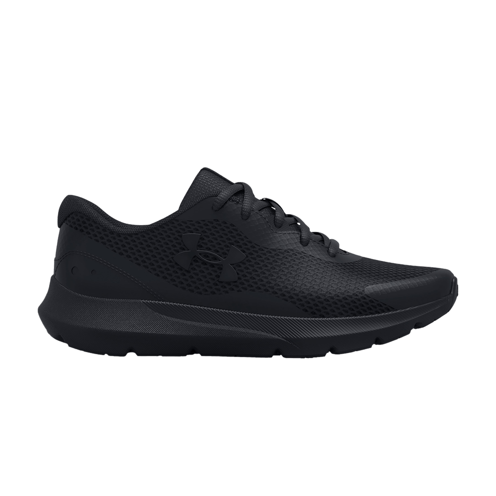 Buy (Grade School) Under Armour Surge 3 'Hitam Pekat' 3024989-002