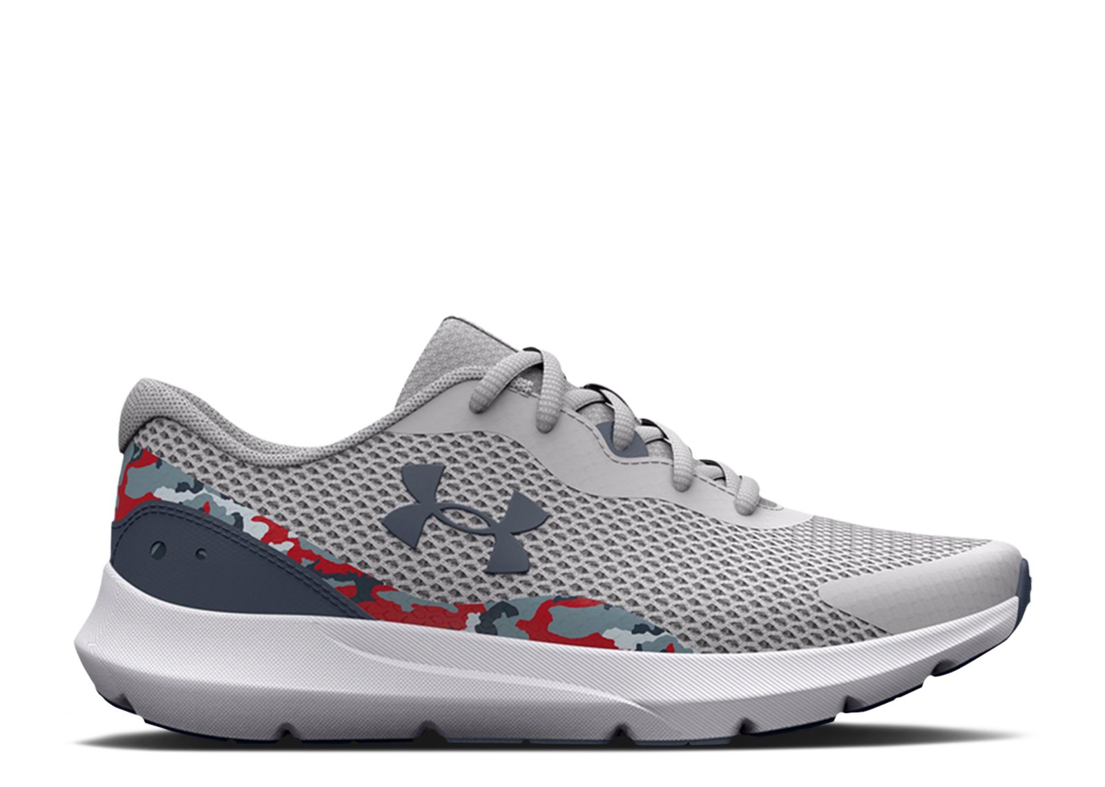 (Grade School) Under Armour Surge 3 Printed 'Halo Grey Camo' 3026689-101