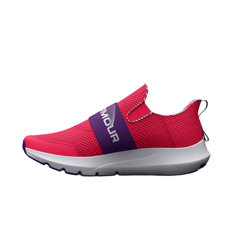 (Grade School) Under Armour Surge 3 Slip 'Pink Shock' 3026912-600