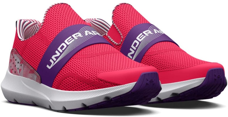 (Zapatos Niños) Under Armour Surge 3 Slip 'Pink Shock' 3026912-600 Lookbook (Zapatos Niños) Under Armour Surge 3 Slip 'Pink Shock' 3026912-600