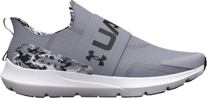 (Grade School) Under Armour Surge 3 Slip 'Printed Camo - Grey' 3026673-100 (Grade School) Under Armour Surge 3 Slip 'Printed Camo - Grey' 3026673-100
