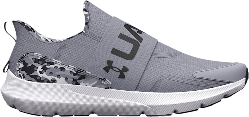 (Grade School) Under Armour Surge 3 Slip 'Printed Camo - Grey' 3026673-100 Buy (Grade School) Under Armour Surge 3 Slip 'Printed Camo - Grey' 3026673-100