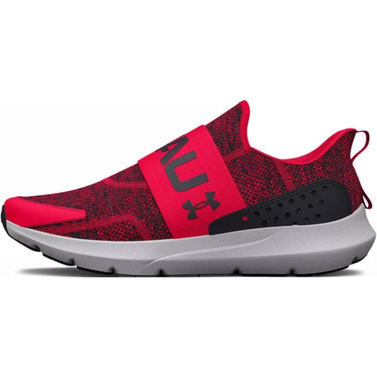 (Grade School) Under Armour Surge 3 Slip 'Red' 3026528-600