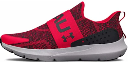(Grade School) Under Armour Surge 3 Slip 'Red' 3026528-600 (Grade School) Under Armour Surge 3 Slip 'Red' 3026528-600