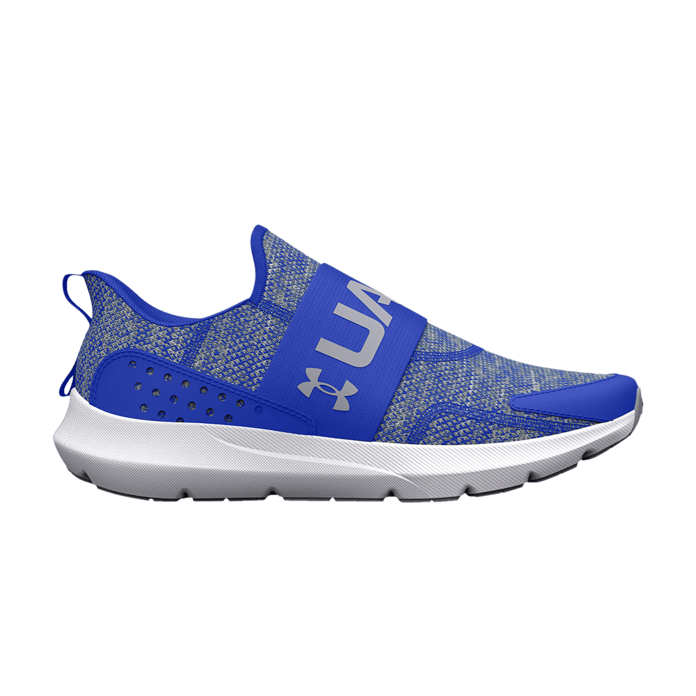 (Grade School) Under Armour Surge 3 Slip 'Versa Blue' 3026528-400