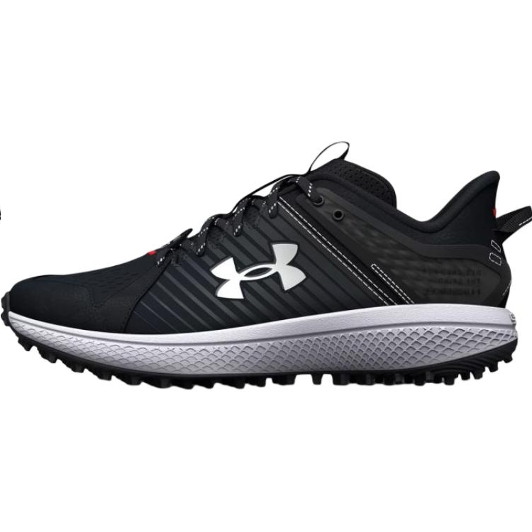 (Grade School) Under Armour Yard Turf 'Black White' 3025602-001