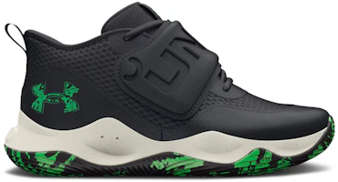 (Grade School) Under Armour Zone BB 2 'Black Green Screen' 3026637-002 (Grade School) Under Armour Zone BB 2 'Black Green Screen' 3026637-002
