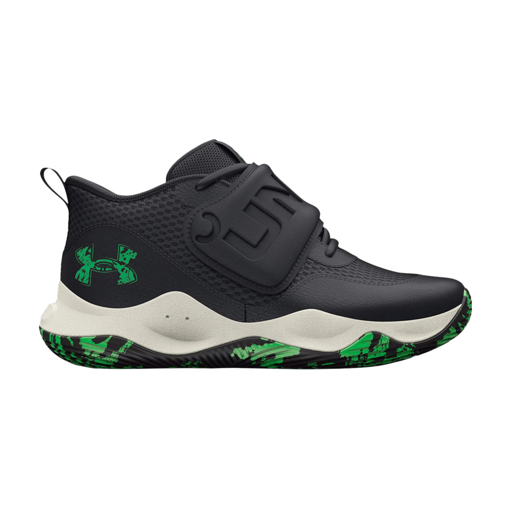 (Grade School) Under Armour Zone BB 2 'Black Green Screen' 3026637-002