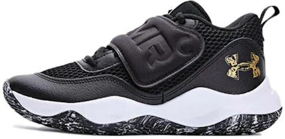 (Grade School) Under Armour Zone BB 2 'Black Metallic Gold' 3026637-001 (Grade School) Under Armour Zone BB 2 'Black Metallic Gold' 3026637-001