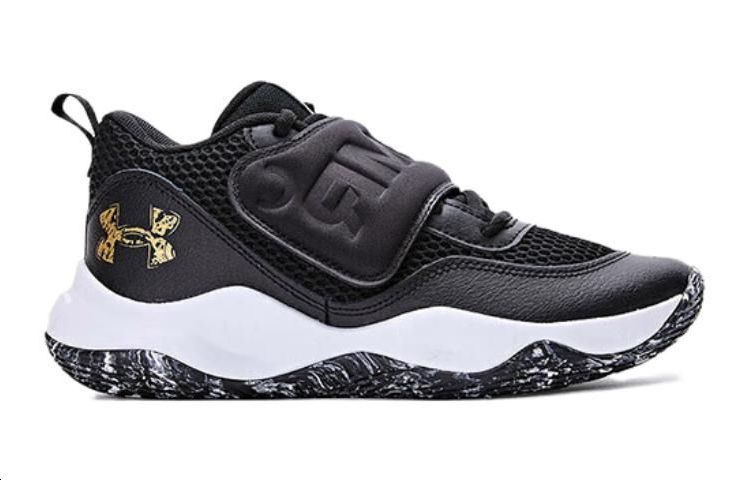 Order (Kanak-Kanak) Under Armour Zone BB 2 'Hitam Emas Metalik' 3026637-001