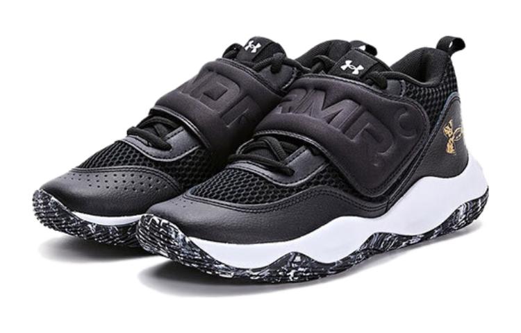 Lookbook (Kanak-Kanak) Under Armour Zone BB 2 'Hitam Emas Metalik' 3026637-001