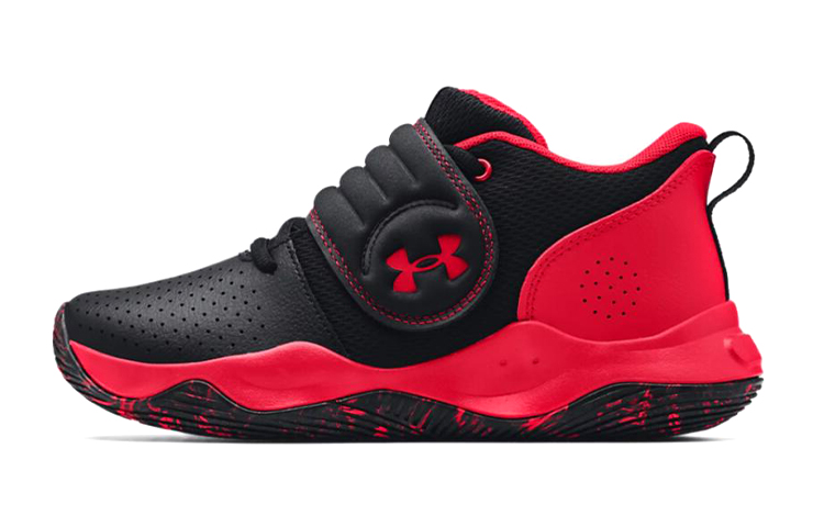 (Grade School) Under Armour Zone BB 'Black Red Camo' 3024262-002