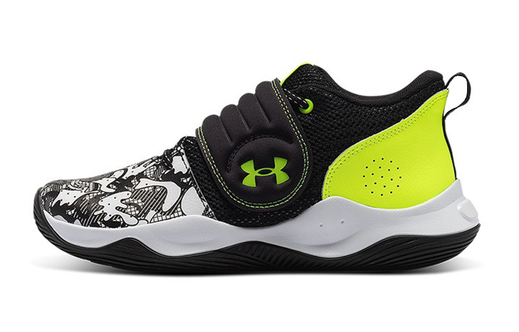 (Grade School) Under Armour Zone BB 'Colorshift - White Black' 3024849-100