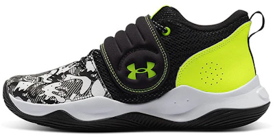 (Grade School) Under Armour Zone BB 'Colorshift - White Black' 3024849-100 (Grade School) Under Armour Zone BB 'Colorshift - White Black' 3024849-100