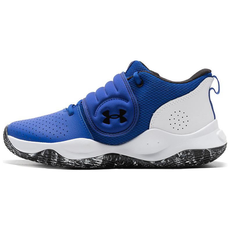 (Grade School) Under Armour Zone BB 'Royal White' 3024262-400