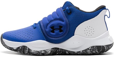 (Grade School) Under Armour Zone BB 'Royal White' 3024262-400 (Grade School) Under Armour Zone BB 'Royal White' 3024262-400