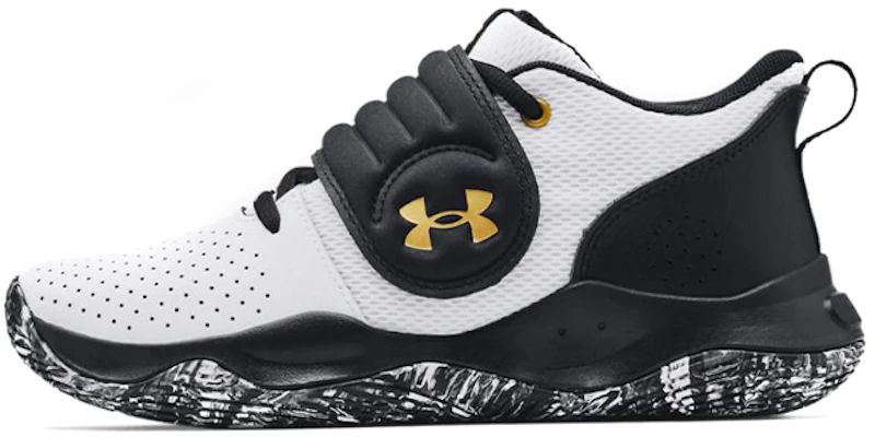 (小學)Under Armour Zone BB '白色 黑色 金色' 3024262-102 Buy (小學)Under Armour Zone BB '白色 黑色 金色' 3024262-102