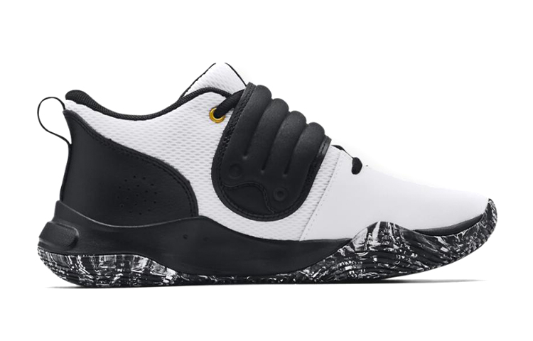 Order （小學）Under Armour Zone BB '白色 黑色 金色' 3024262-102