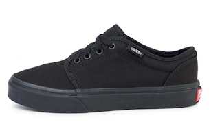 (Grade School) Vans 106 Vulcanized 'Black' VN000VM9BKA (Grade School) Vans 106 Vulcanized 'Black' VN000VM9BKA