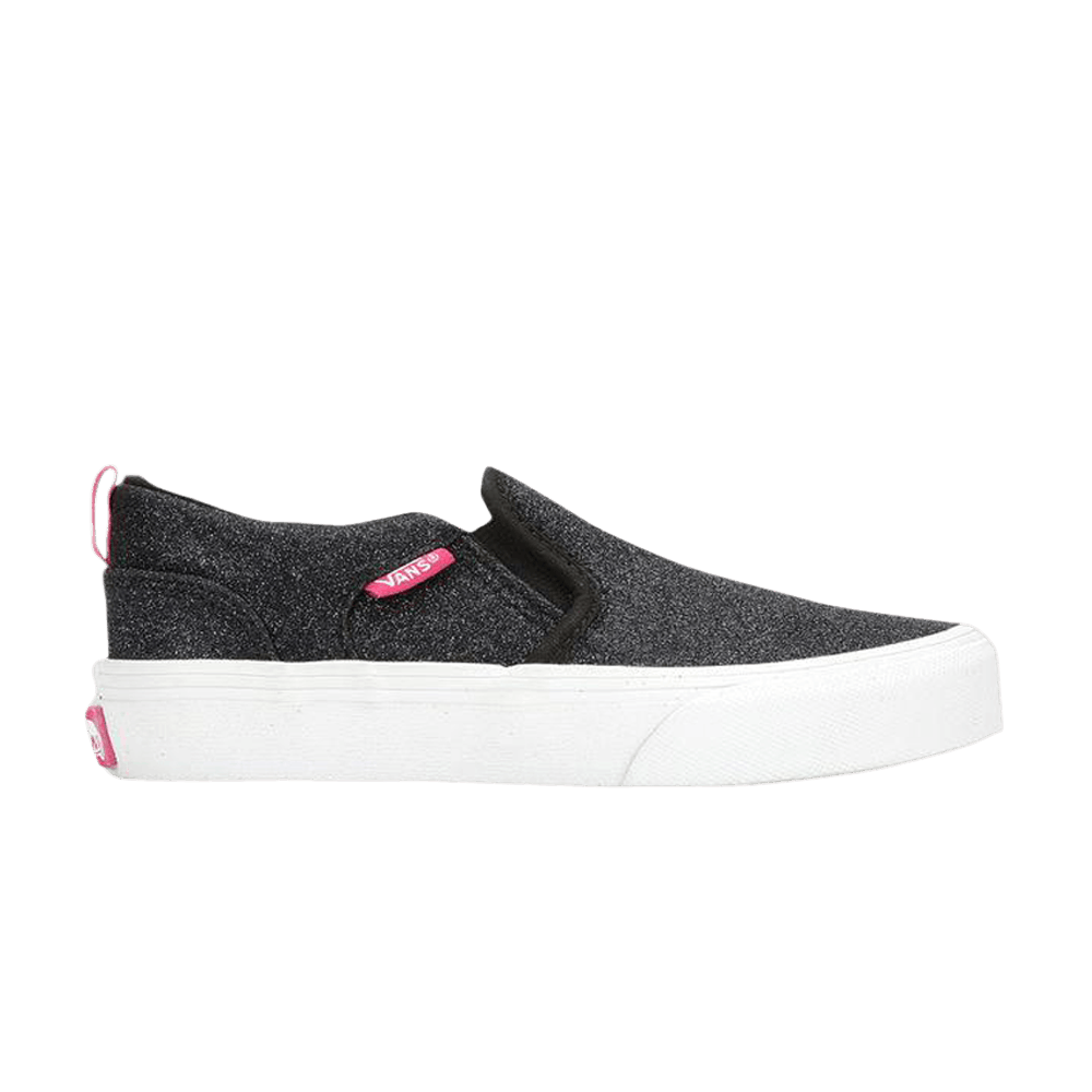 (Grade School) Vans Asher 'Glitter Black' VN0A38DS831