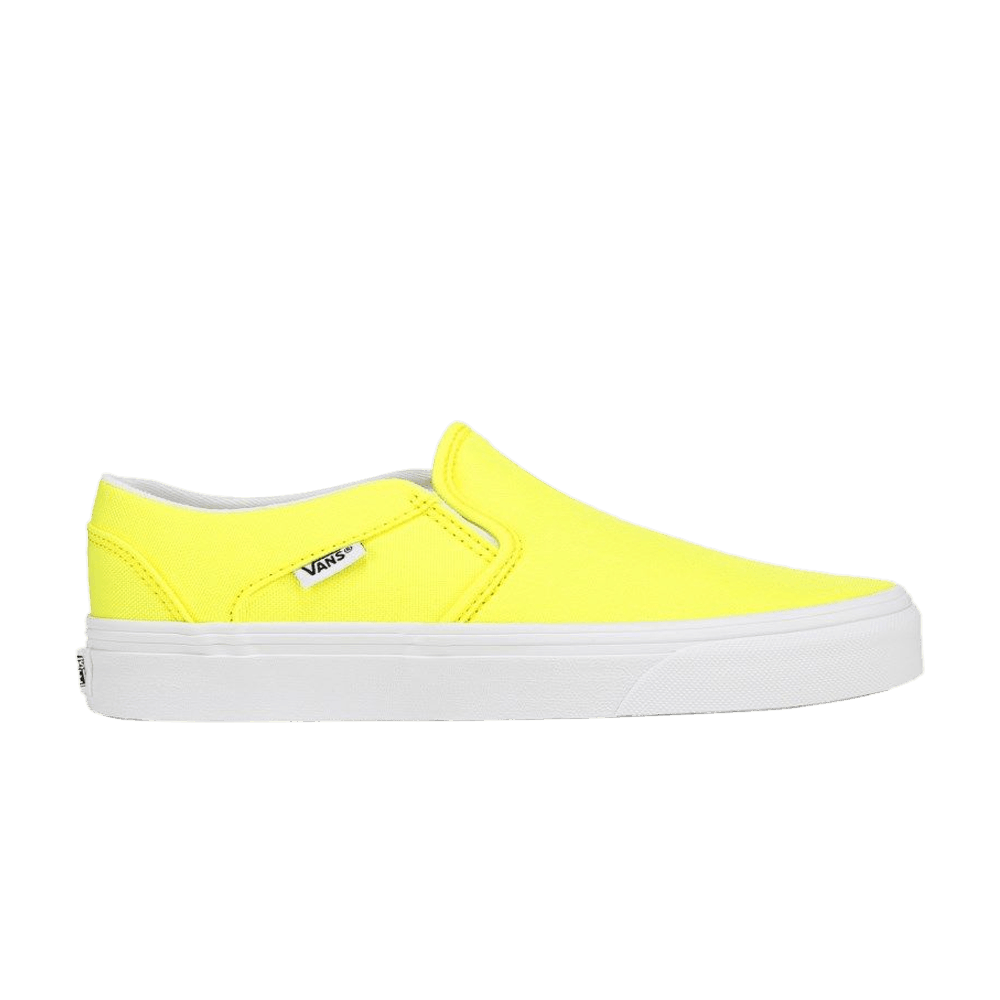 Buy Vans Asher Slip-On "Amarillo Neón" (Talla Niños) VN0A38DS097