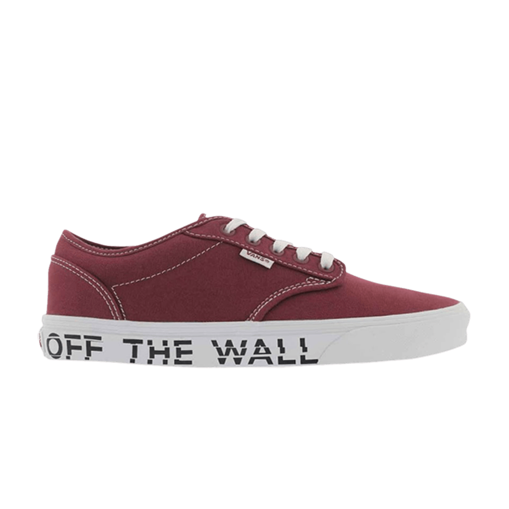 Buy (Escolar) Vans Atwood 'Zorro Estampado - Rojo Oxblood' VN0003Z9Q1R