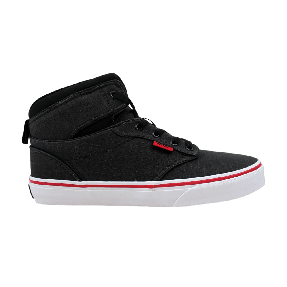 (Grade School) Vans Atwood Hi 'Black Red' VN0A38IWMFT