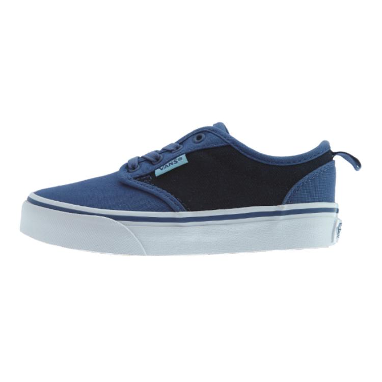 (Grade School) Vans Atwood Slip-On 'Checkered Textile - Navy' VN0A38IXR7R