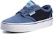 (Kanak-kanak) Vans Atwood Slip-On 'Tekstil Kotak-kotak - Biru Tua' VN0A38IXR7R