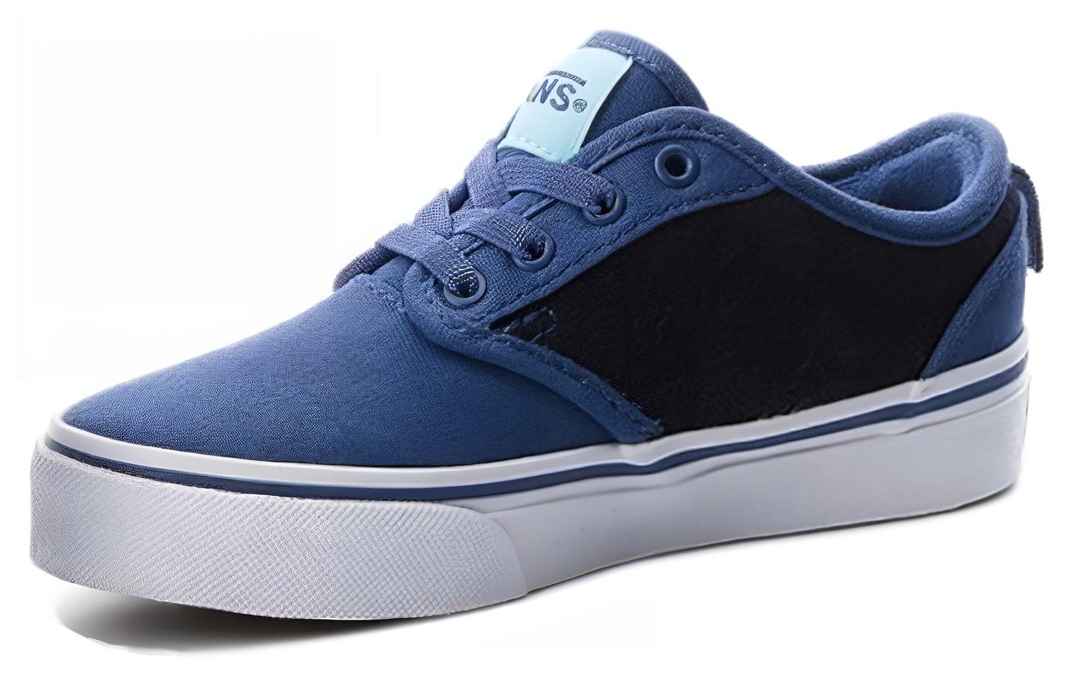 Lookbook Vans Atwood Slip-On Junior ''Damier Textile - Bleu Marine'' VN0A38IXR7R