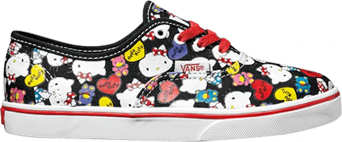 (Grade School) Vans Authentic Lo Pro Hello Kitty 'Black Red' 0IEB66Z (Grade School) Vans Authentic Lo Pro Hello Kitty 'Black Red' 0IEB66Z
