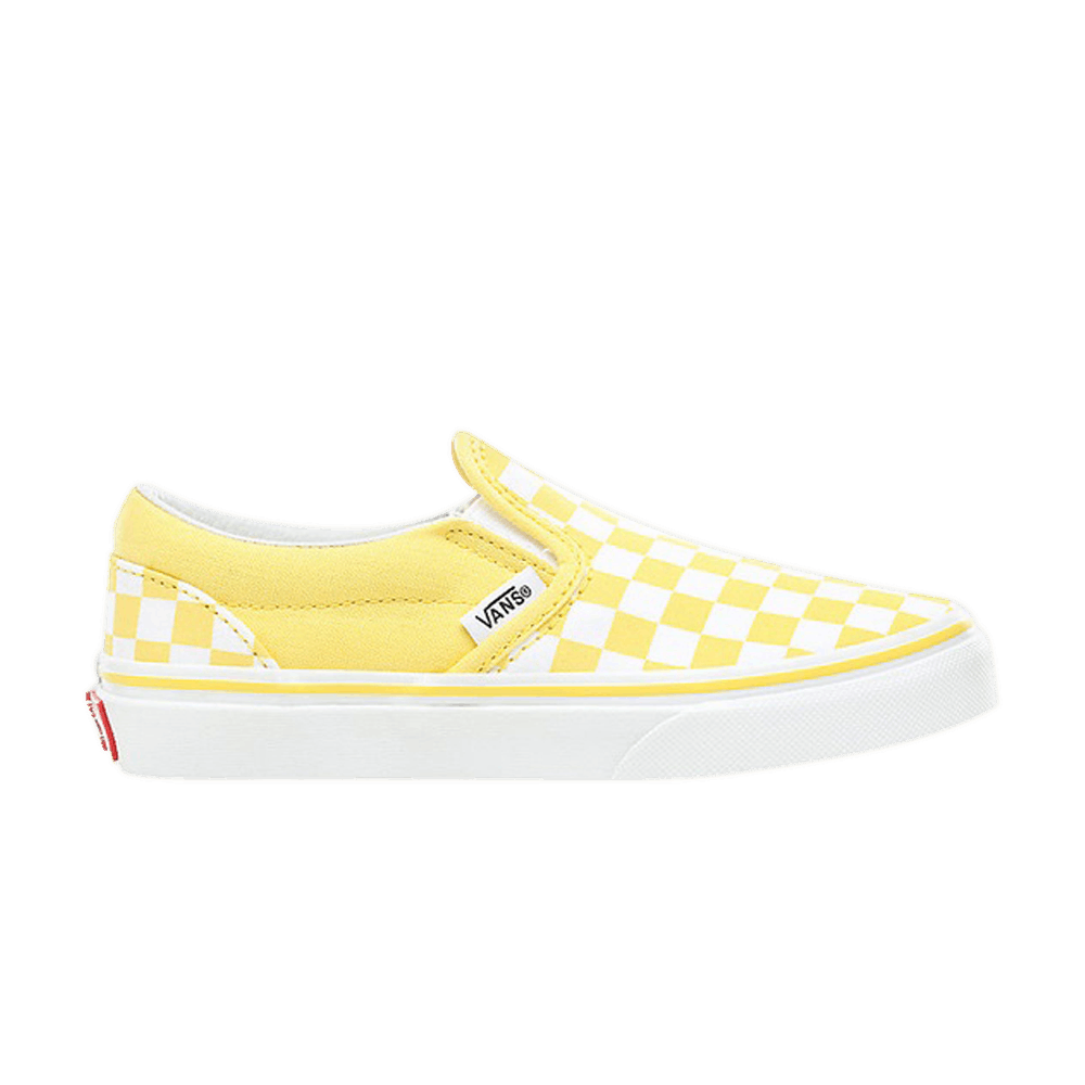 (Grade School) Vans Classic Slip-On 'Aspen Gold Checkerboard' VN0A32QIVJA