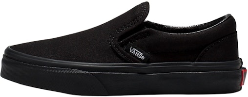(Grade School) Vans Classic Slip-On 'Black' VN000ZBUENR (Grade School) Vans Classic Slip-On 'Black' VN000ZBUENR