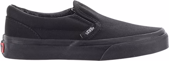 (Grade School) Vans Classic Slip-On 'Black' VN000ZBUENR (Grade School) Vans Classic Slip-On 'Black' VN000ZBUENR