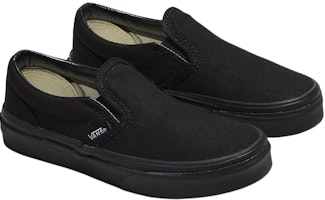(小学) Vans 经典无带鞋 '黑色' VN000ZBUENR Order (小学) Vans 经典无带鞋 '黑色' VN000ZBUENR